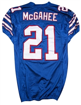 2006 Willis McGahee Game Used Buffalo Bills Home Jersey Photo Matched to 2 Games